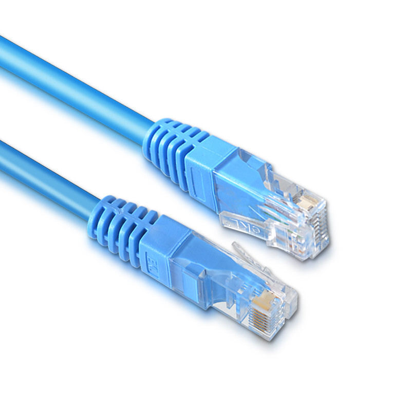 eKL 高速千兆六类网线 CAT6类网络成品跳线 工程家用路由器电脑宽带监控连接线 2米 6类网线